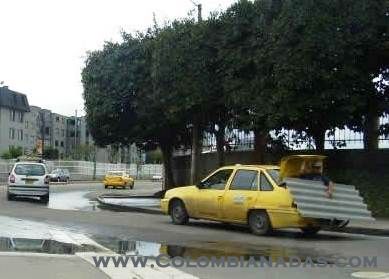 Taxi con equipamento adicional
