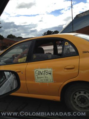 placa taxi
