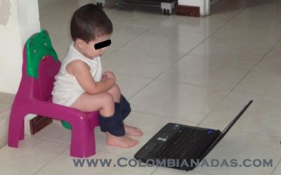 Aprendiendo desde chiquito ...
