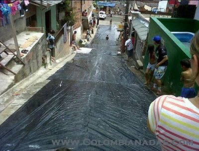 deslizador en la calle
