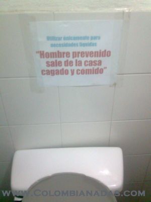 mensaje baño
