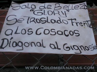 Gignasio... jejeje
que buena ortografía la de quien realizo este aviso informativo en mi natal carmen de bolívar jejeje
Keywords: gignasio